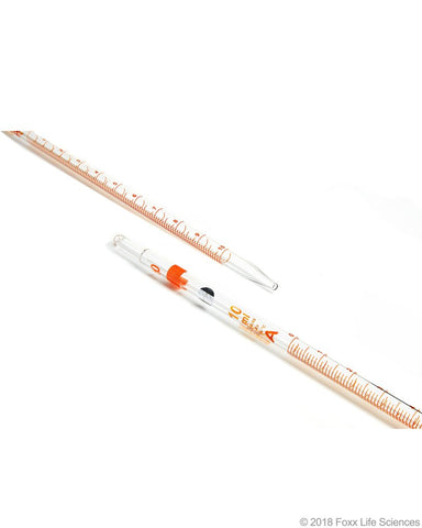 Borosil Graduated Mohr Pipette Class A Batch Certificate, ISO 835,  Ind Cert 10mL