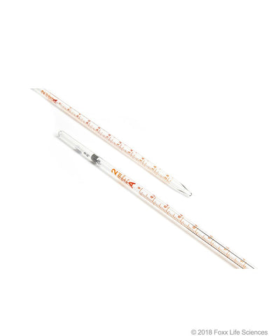 Borosil Graduated Pipette Mohr Class A USP Type I, ISO 835,  Ind Cert 2mL (2*0.02)