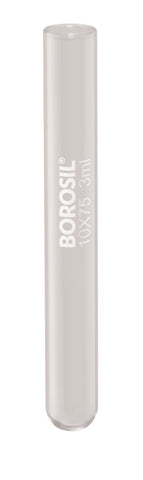 Borosil® Tubes, Test, Reusable, Plain End, 38mL, 25mm x 100mm (OD x H), CS/200